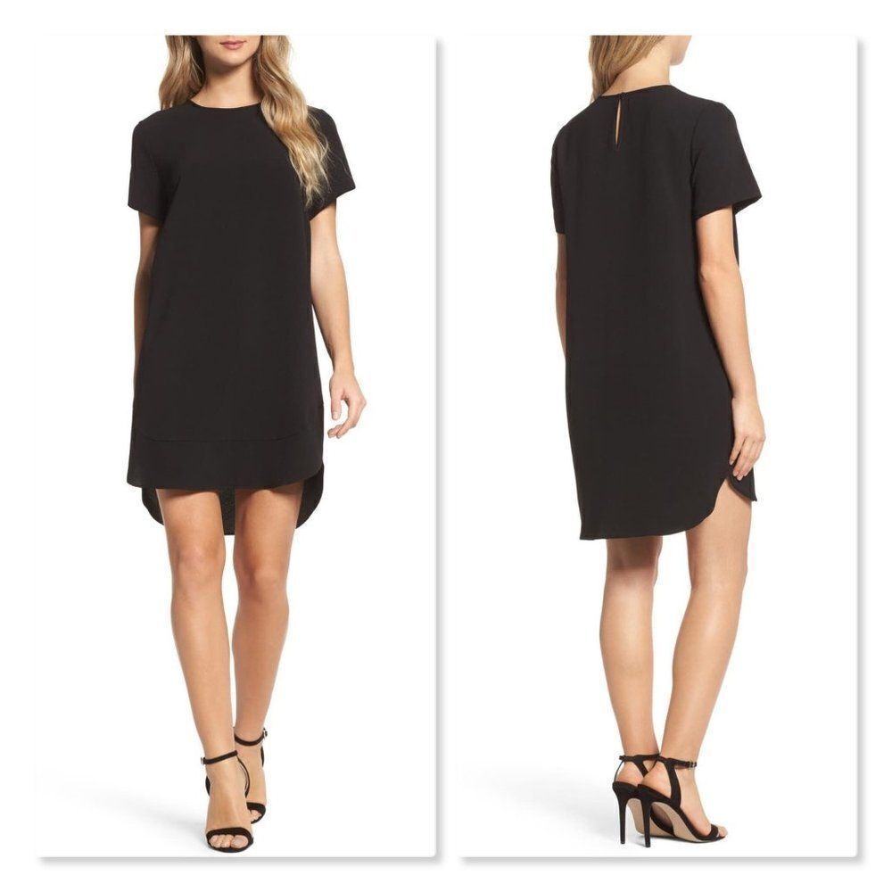 Felicity & Coco Emerson Shift Dress sz XS in Black